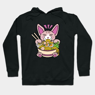 Ramen Noodles Sphynx Cat Hoodie